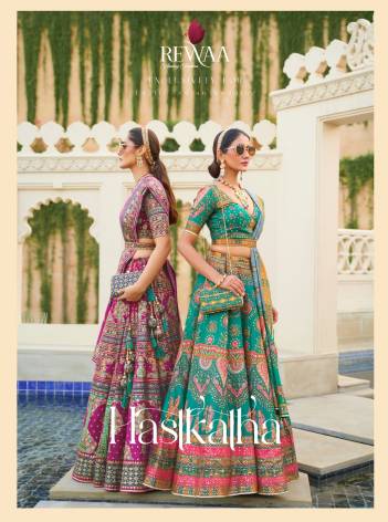 HASTKATHA BY REWAA RAJWADI SILK DESIGNER LEHENGA CHOLI MANUFACTURE IN INDIA